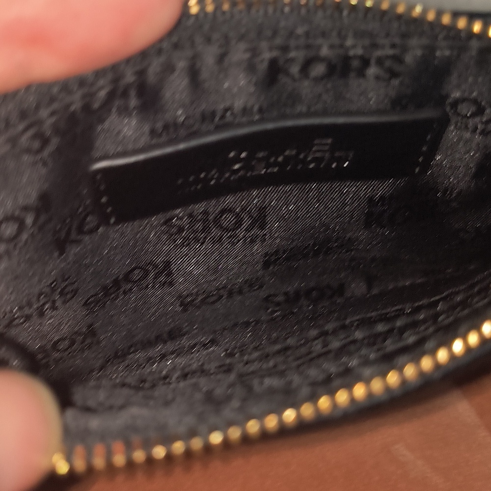 Michael Kors Black Signature Canvas Wristlet - Picture 5 of 7